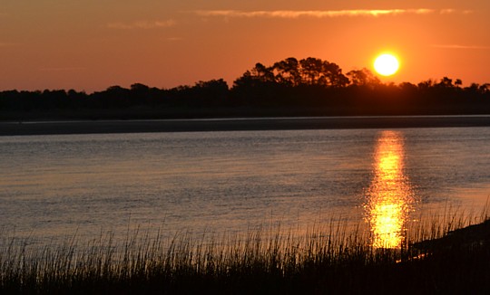Sunrise at Fort Georg Island